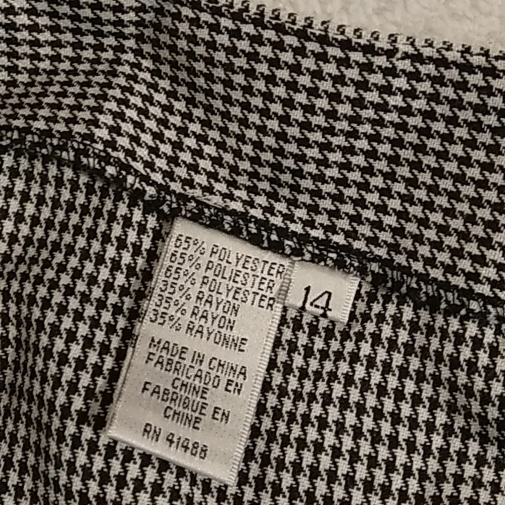 Moda Spiegel 2pc Houndstooth Suit NWOT